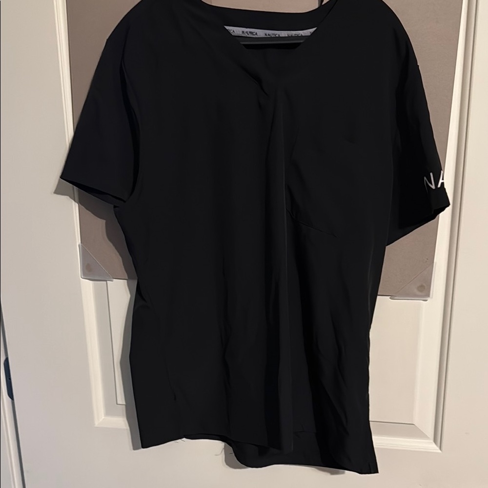 Black V-Neck T-Shirt